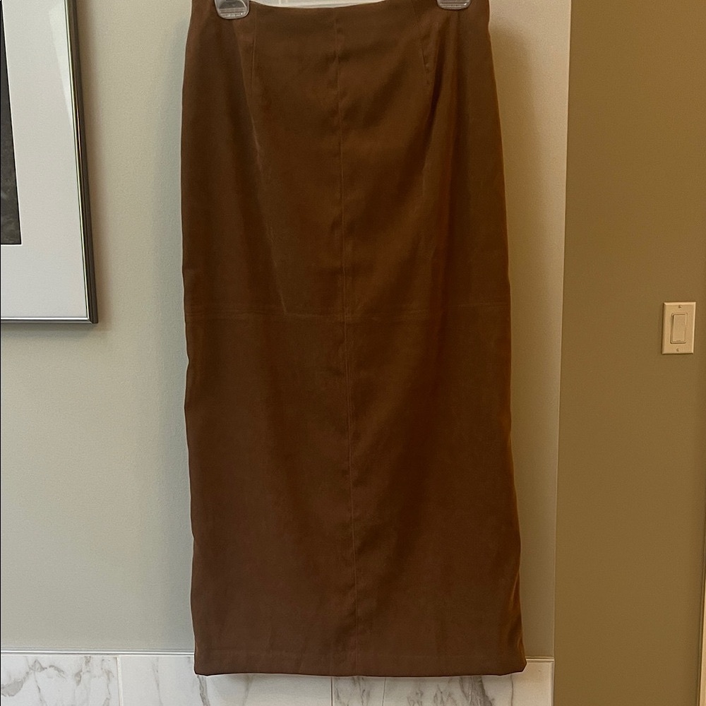 Bagatelle Chocolate Pencil Skirt